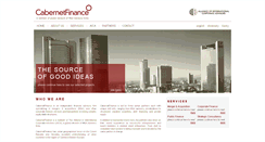 Desktop Screenshot of cabernetfinance.com
